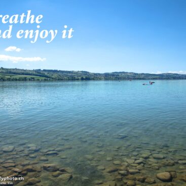 Breathe and enjoy it